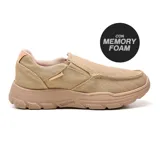 Zapato casual Hi-Tec Trujillo color beige, sin cordones y con elástico en los laterales.