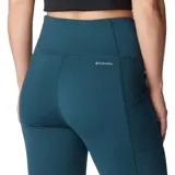 Calza larga color verde oliva, de tiro alto, con bolsillos laterales y tecnología Omni-Wick.