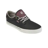 Zapatillas Etnies Jameson 2 Eco, color negro con detalles en marrón en el talón y la lengüeta.