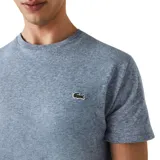 Remera de hombre de algodón Pima con cuello redondo, de ajuste regular y diseño clásico.