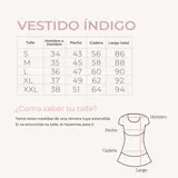 Vestido color crema para embarazo y lactancia, de algodón elastizado, con volados en la falda y acceso para lactancia.