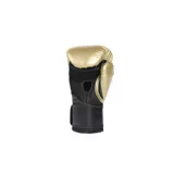 Guantes de boxeo Everlast Elite 2, color dorado con detalles en negro y logo Everlast en dorado.