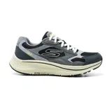Championes Skechers Go Run Consistent 2.0, con capellada de malla y superposiciones de gamuza, cordones, entresuela Ultra Light, plantilla Air Cooled Goga Mat y tecnología M-Strike.