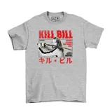 Remera blanca de algodón con estampa de la película Kill Bill.