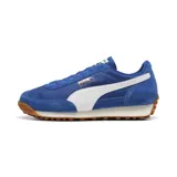 Championes Puma Easy Rider Vintage, color azul con detalles en blanco y suela marrón.