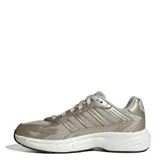 Championes Adidas Eclyptix 2000 W, color gris con detalles en dorado y suela blanca.