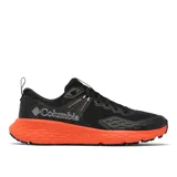 Championes de senderismo Columbia Konos TRS para hombre, color negro con detalles en naranja.