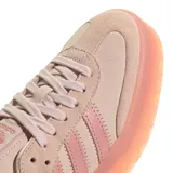 Championes Adidas Sambae para mujer, color rosa con plataforma.