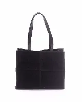 Bolso tipo shopper de cuero color bordó, con doble asa de hombro y cierre magnético. Incluye un amplio bolsillo interior con cierre de cremallera.