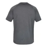 Remera deportiva Under Armour Tech 2.0 de hombre, color gris jaspeado con logo negro en el pecho.