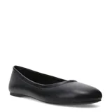 Balerina chata color negro de cuero sintético.