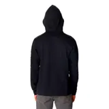 Buzo canguro Columbia Beaumont Hoodie color beige con capucha ajustable con cordón, bolsillo tipo canguro y logo de la marca estampado en la manga.