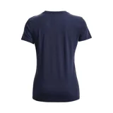 Remera deportiva Under Armour color fucsia con logo blanco estampado en el frente.