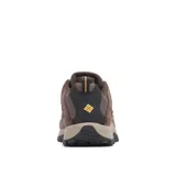 Championes de trekking Columbia Crestwood Waterproof para hombre, color marrón con detalles en negro y naranja, capellada de gamuza y malla, tecnología impermeable Omni-Tech, entresuela TechLite para amortiguación y suela Omni-Grip para tracción en todo terreno.