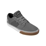 Championes Etnies Barge LS negros con detalles en marrón y suela blanca.