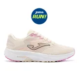Championes Joma para running, color beige con detalles en rosa. Capellada de mesh con tecnología VTS para ventilación. Ajuste termosellado JOMA SPORTECH. Mediasuela de phylon y suela de caucho DURABILITY.