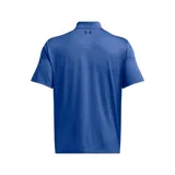 Remera polo Under Armour Matchplay para hombre, color gris jaspeado con logo negro en el pecho.