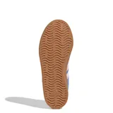 Championes Adidas VL Court 3.0, color celeste con detalles en rosa y suela marrón.