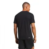 Remera de entrenamiento Adidas para hombre, color negro con logo de la marca en blanco.