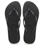Sandalias Havaianas Slim de mujer, color blanco.