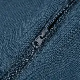 Pantalón de jogging azul con puños, bolsillos laterales con cierre y logo de Topper estampado en blanco.
