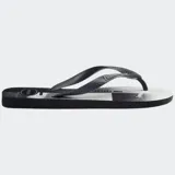 Ojotas Havaianas Top Surfer I con base blanca y estampado de paisaje marino. Tiras blancas con logo de la marca.