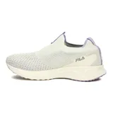 Championes Fila Pretender para mujer, color blanco con detalles en lila.