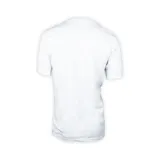 Remera blanca de algodón con estampa del logo de Converse (estrella y chevron) en color gris con diseño de estrellas blancas.