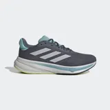 Championes Adidas Response Super grises con detalles en blanco y celeste.