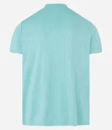Remera deportiva gris con cuello redondo, mangas cortas, estampa heat print y detalle en los hombros. Confeccionada en tejido de malla con tecnología Dry.