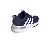 Championes Adidas Racer TR23, color azul marino con detalles en blanco, ideales para running.