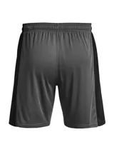 Short deportivo Under Armour Challenger Knit color azul marino con logo blanco en la pierna derecha.