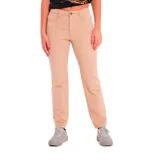 Pantalón negro de corte recto con bolsillos frontales y traseros.