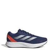 Championes unisex de running en color azul con detalles en blanco y rojo, diseño ligero y cómodo.