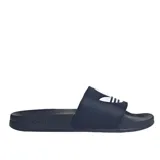 Sandalias Adidas Adilette Lite color azul marino con logo de Adidas en blanco.