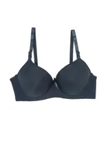 Soutien color azul con breteles regulables y moño pequeño en el centro.