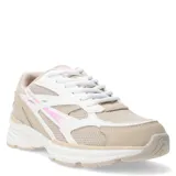 Championes urbanos Miss Carol Forres, color beige con detalles en blanco y rosa.
