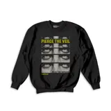 Buzo negro de algodón con estampado frontal de la banda Pierce the Veil.