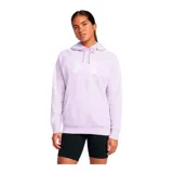 Buzo negro Under Armour de corte clásico, con capucha y logo grande estampado en el frente. Confeccionado en tejido Fleece ligero, cómodo y cálido.