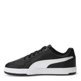 Championes Puma Caven 2.0 de cuero sintético blanco, negro y verde.