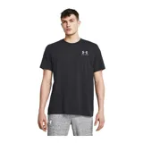 Remera celeste de Under Armour, corte clásico, mangas cortas y logo estampado en el pecho.