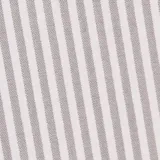 Short de baño corto con rayas verticales en tonos beige y blanco, con cintura elástica ajustable con cordón.