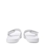 Sandalias Puma Leadcat 2.0 V, color blanco con logo Puma en negro.