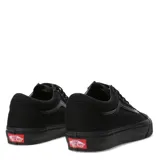 Championes Vans Old Skool negros de lona y gamuza, con suela de goma y cordones.