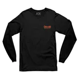 Remera negra de manga larga con logo de Emexem en el pecho.