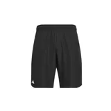 Short deportivo Adidas Club Climacool negro con logo blanco en la pierna izquierda.