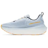 Championes Under Armour Infinite Elite 2, color amarillo flúor con detalles en gris y blanco.