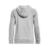 Buzo negro Under Armour de corte clásico, con capucha y logo grande estampado en el frente. Confeccionado en tejido Fleece ligero, cómodo y cálido.