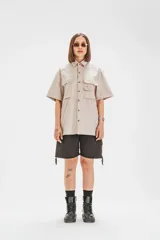CAMISA CARGO [ BEIGE ]