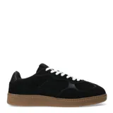 Zapatillas deportivas acordonadas con estampado animal print.